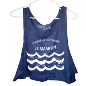 Popular Apparel Co. Crop Top Size Medium